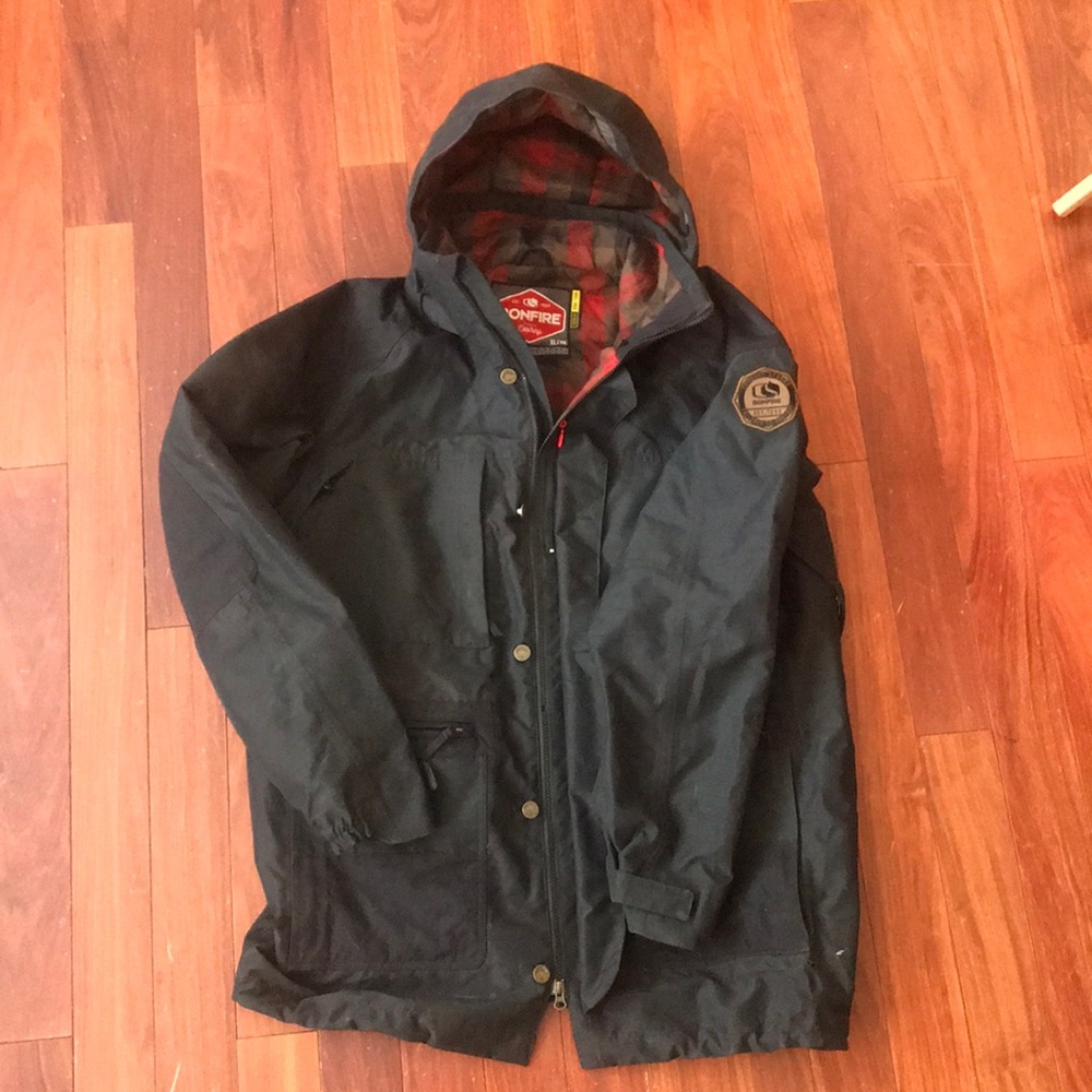 Bonfire Fireman Parka Snowboard Jacket 2015